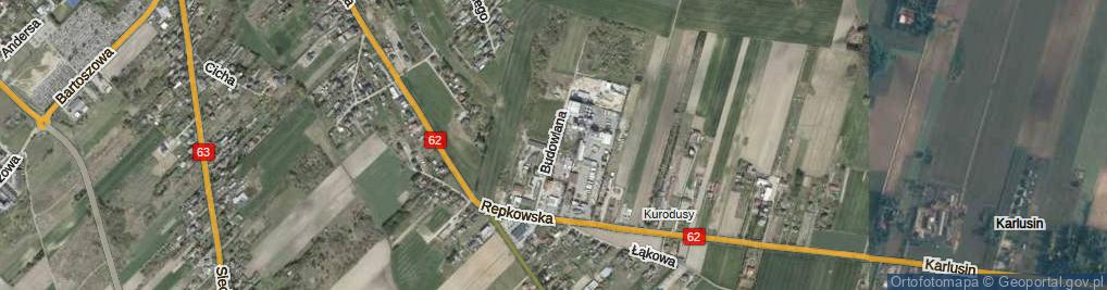 Zdjęcie satelitarne Budowlana ul.